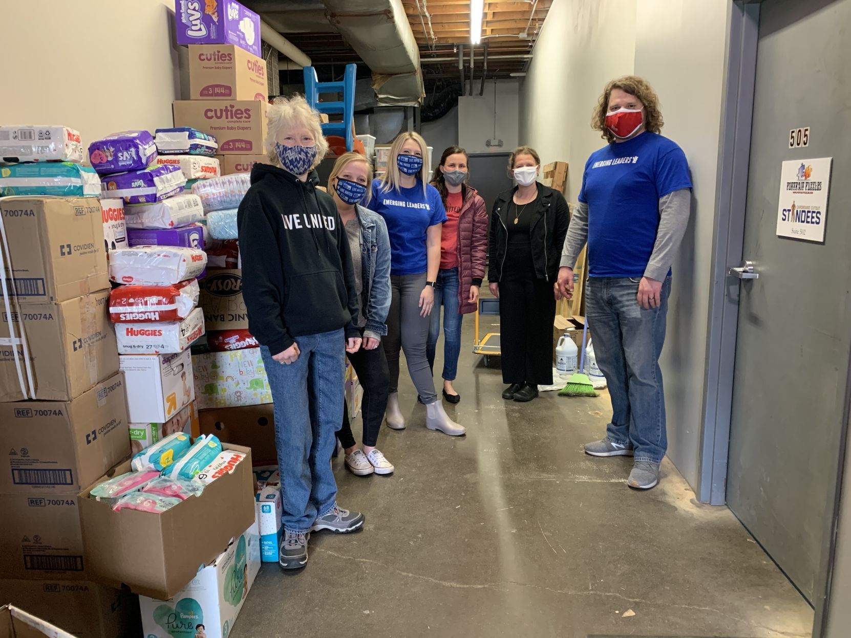 Emerging Leaders diaper drive